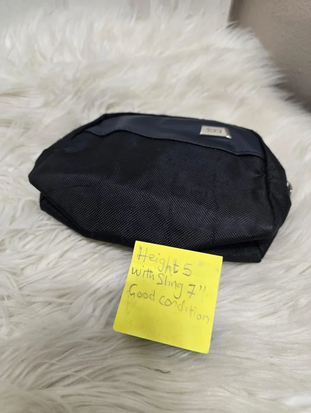 Tumi Delta One Business Class Soft Amenity Kit Bag Black - Good Condition